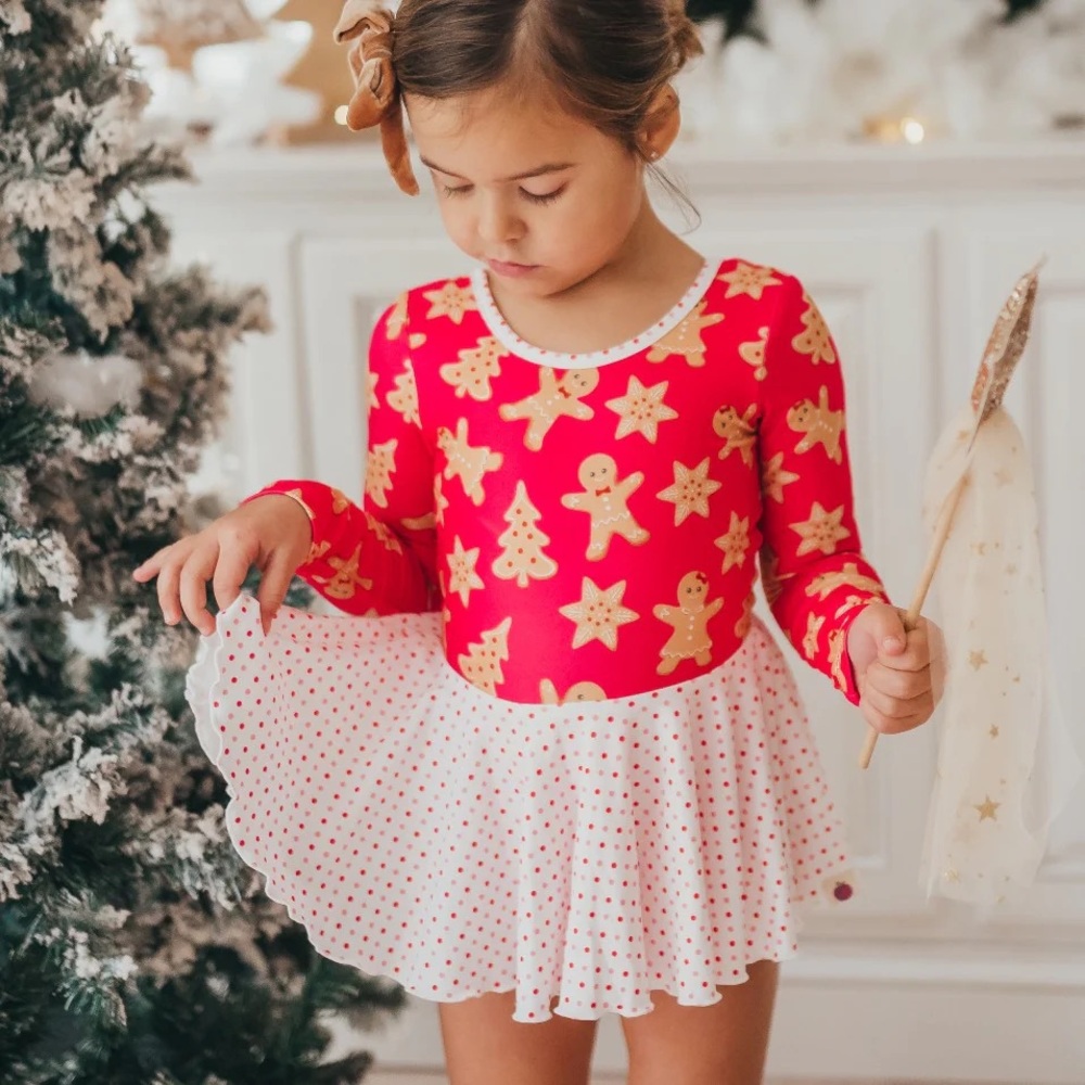 Cheeky Plum Holiday Leotard - 5T